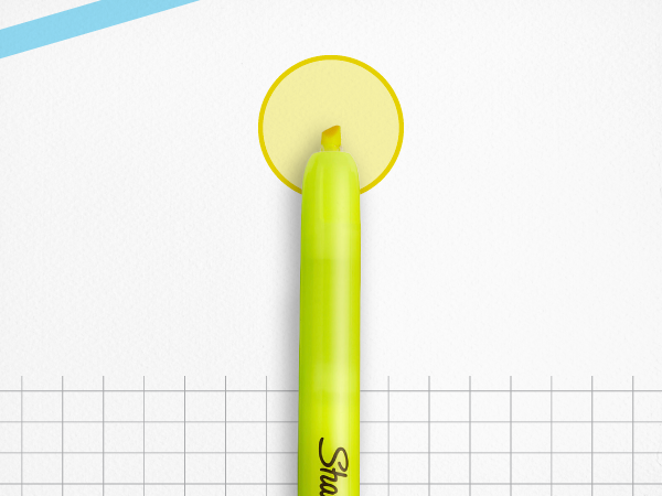 Sharpie Tank Highlighters, Chisel Tip, Yellow Highlighters, Essential Office & School Supplies, Teacher Must Haves, Quick-Drying, Smear-Resistant, Bulk 36-Pack