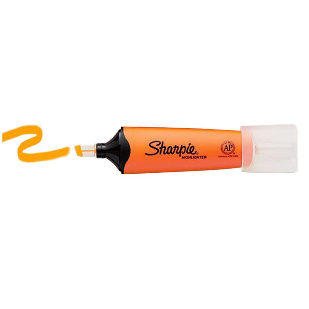 Sharpie Tank Style Highlighters, Chisel Tip, Fluorescent Green, Box of 12