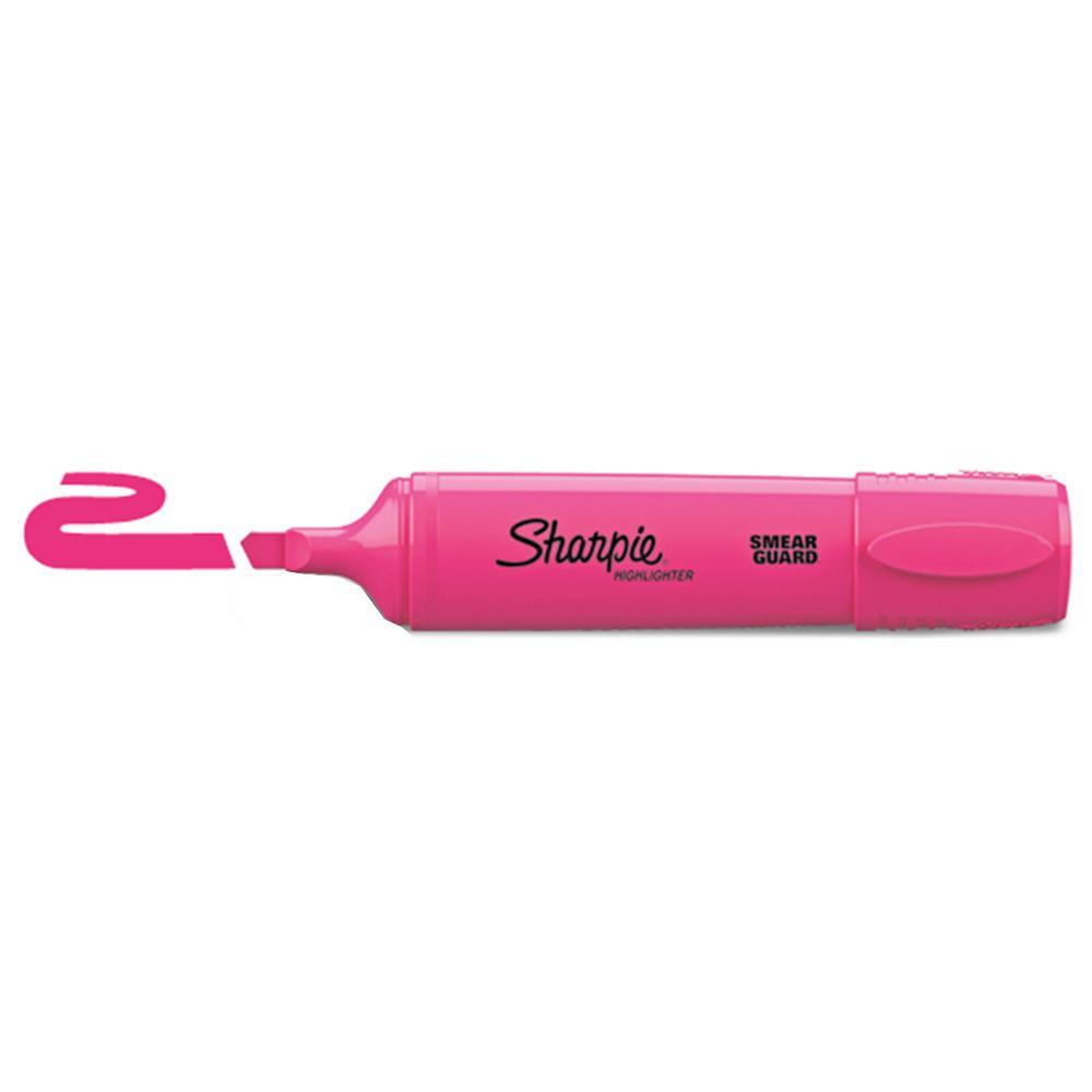 Sharpie Tank Style Highlighters, Chisel Tip, Fluorescent Green, Box of 12