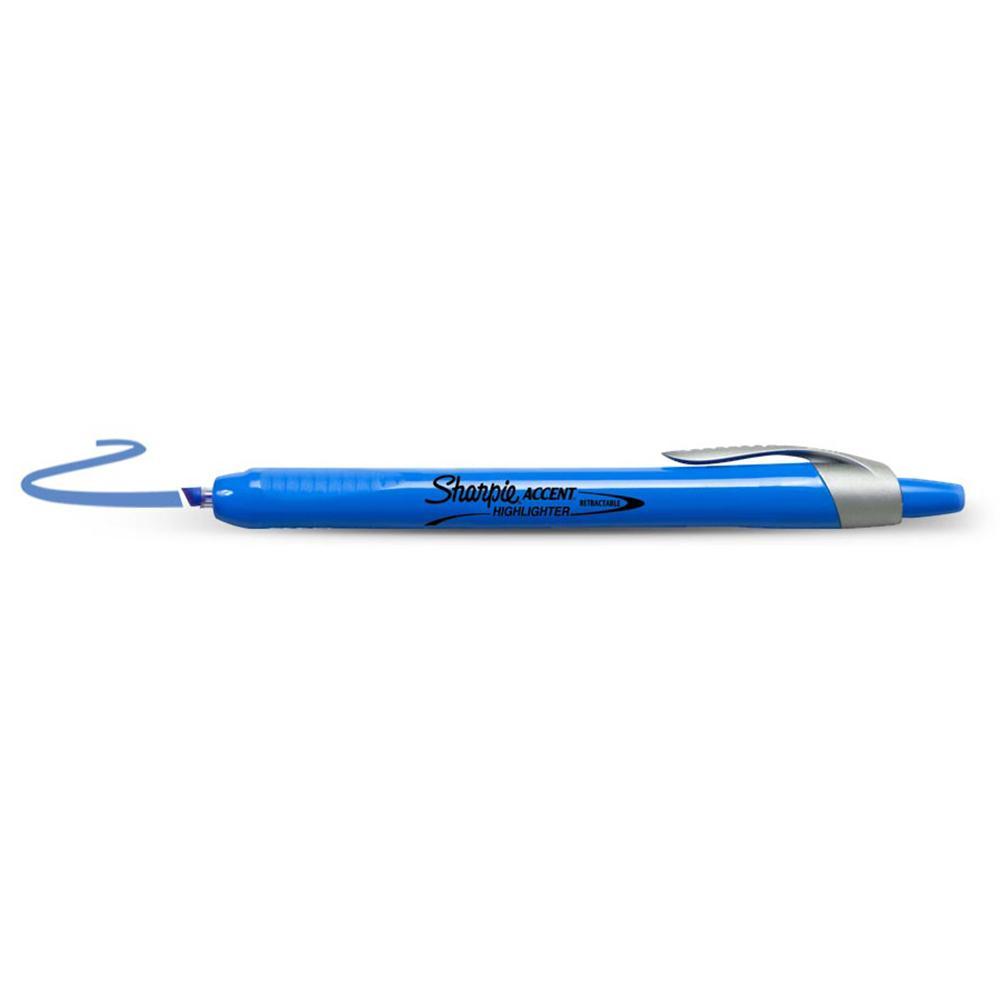 Sharpie Tank Style Highlighters, Chisel Tip, Fluorescent Green, Box of 12