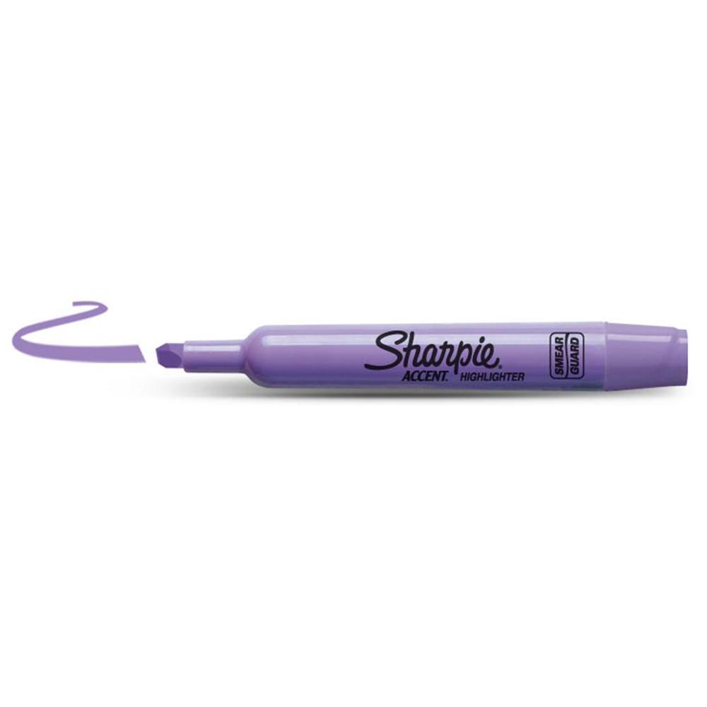 Sharpie Tank Style Highlighters, Chisel Tip, Fluorescent Green, Box of 12