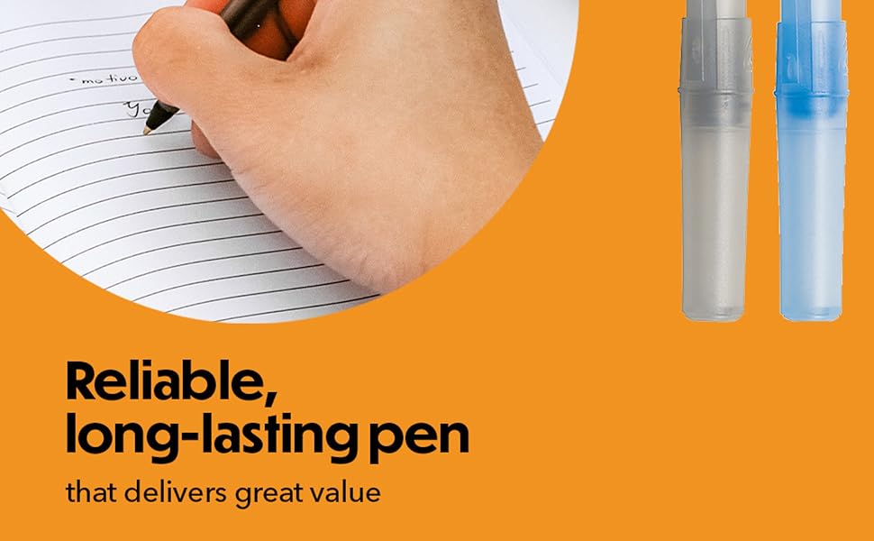 BIC Round Stic Xtra Life Ballpoint Pen, 1mm Medium Point, Pack of 240