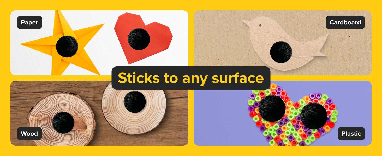 Sticky Flexible Adhesive Magnets for Crafts, 0.8"x0.08" (20x2mm), 120 pcs