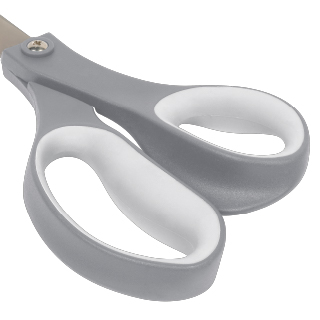 Fiskars 8" SoftGrip Everyday All Purpose Scissors, Office & Crafts, Grey