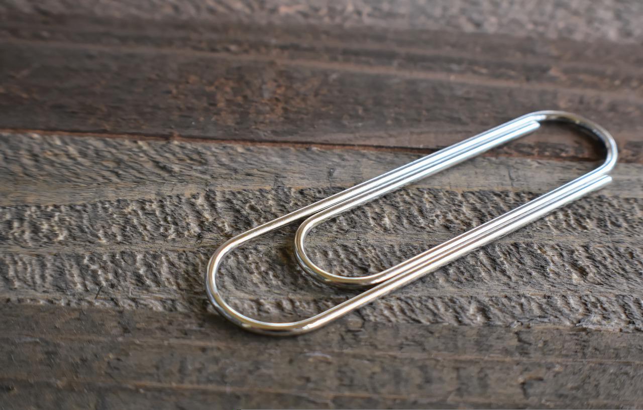 PAPERPAL Paperclips for Office School & Personal Use, #1 Smooth Paper Clip (1-2/7"), 600 Medium Paper Clips (6 Boxes of 100 Each), Silver