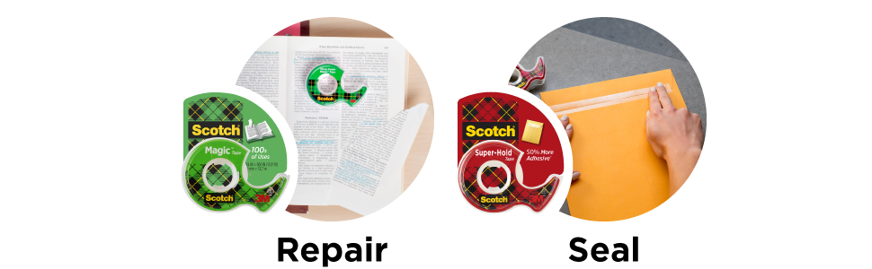 Scotch Magic Greener Tape, 0.75 in .x 900 in., 10 Rolls