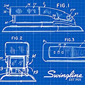 Swingline Stapler, 40 Sheet Capacity, Optima 40, Jam Free, Reduced Effort, Soft Grip, Metal, Orange and Gray (87845)