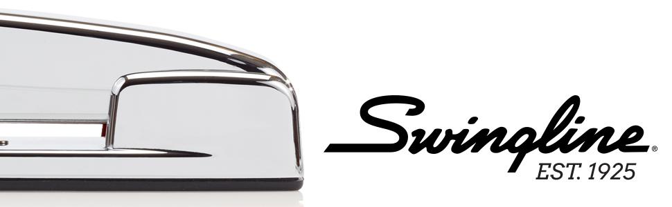 Swingline Stapler, 40 Sheet Capacity, Optima 40, Jam Free, Reduced Effort, Soft Grip, Metal, Orange and Gray (87845)