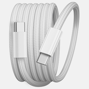 Verilux 240W C To C Cable Fast Charging, 6.6Ft/2M Nylon Braided, 480Mbps Da