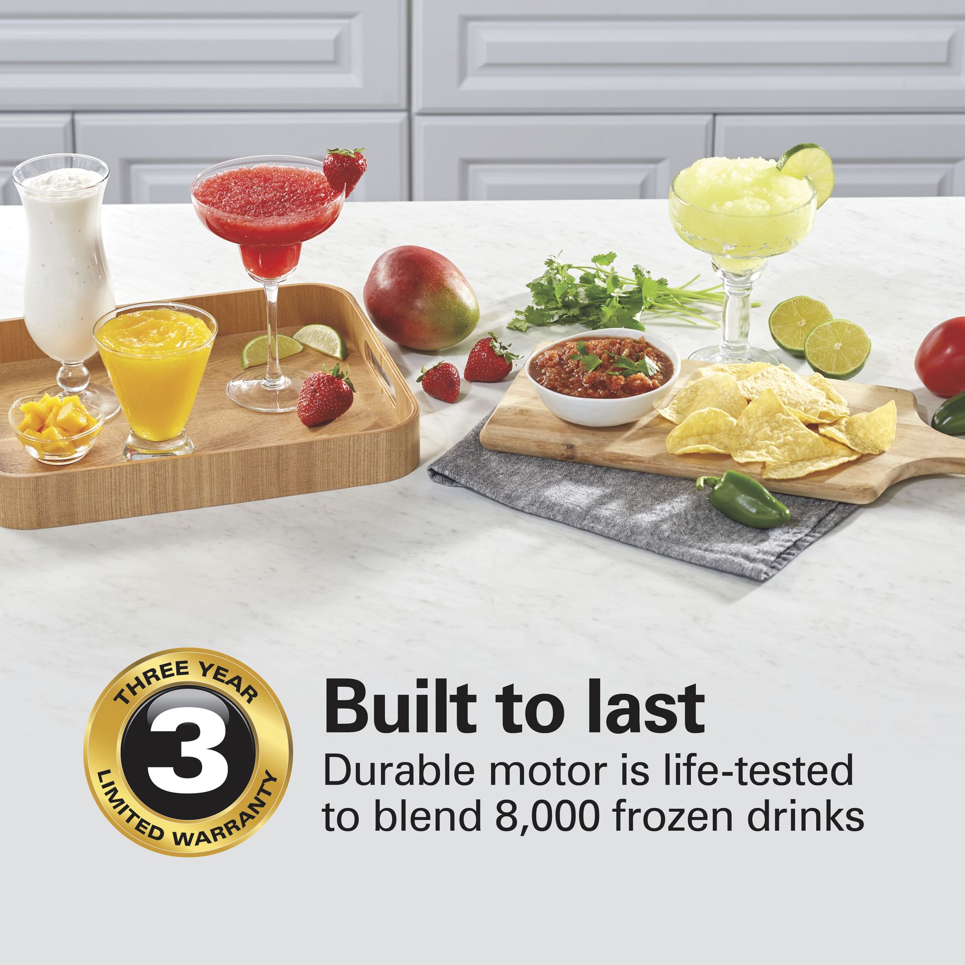 Hamilton Beach Wave Crusher Blender for Smoothies With 40 Oz Glass Jar
