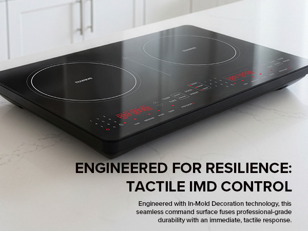 Nuwave PIC Double Portable Induction Cooktop, 900W/1500W/1800W Options