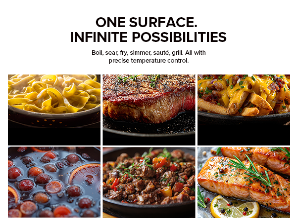 Nuwave PIC Double Portable Induction Cooktop, 900W/1500W/1800W Options