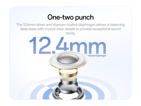 OnePlus Nord Buds 3r TWS Earbuds up to 54 Hours Playback, 2-mic Clear Calls, 3D Spatial Audio, AI Translation, 12.4mm Drivers, Dual-Device Connectivity, 47ms Low Latency - Aura Blue