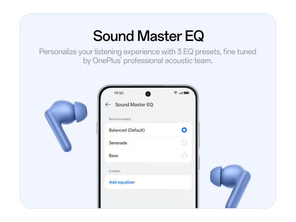 OnePlus Nord Buds 3r TWS Earbuds up to 54 Hours Playback, 2-mic Clear Calls, 3D Spatial Audio, AI Translation, 12.4mm Drivers, Dual-Device Connectivity, 47ms Low Latency - Aura Blue