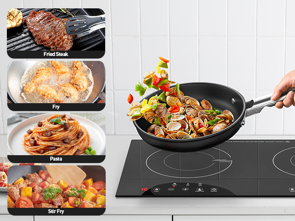 Duxtop 1800W Portable Induction Cooktop 2 Burner, 8620BI/BTK35