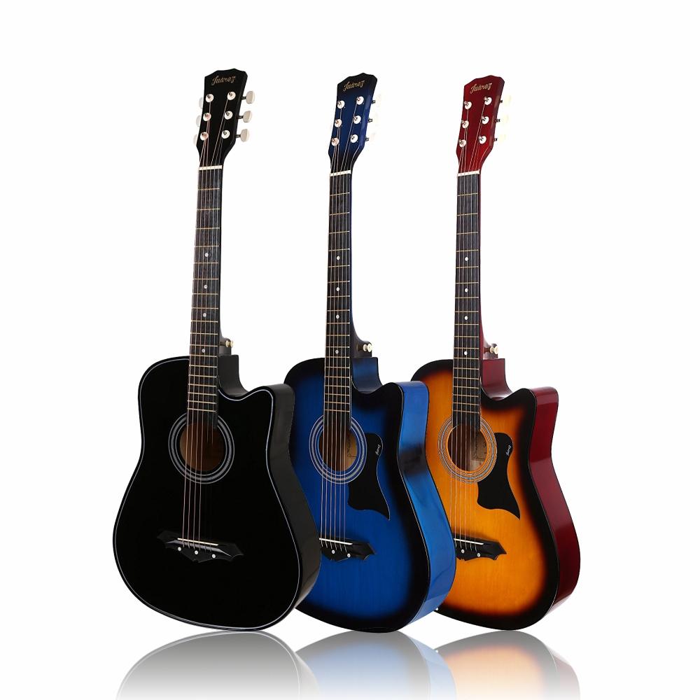 JUÂREZ JRZ38C/VTS ACOUSTIC 38" GUITAR WITH ACC (BLUE SUNBURST)