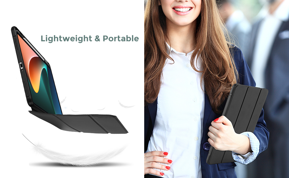 ProElite Smart Case for iPad (A16) 11th/10th Generation (2025/2022) [Auto Sleep/Wake Cover] [Left Side Pencil Holder] [Soft Flexible Case] Recoil Series - Wine