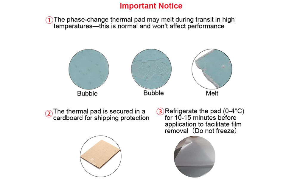 PTM7950 Thermal pad 40x80x0.25mm phase change thermal pad, Aukuoy Highly conductive silicone grease 8.5W/mK CPU thermal paste for PS5 CPU GPU SSD M.2 laptop
