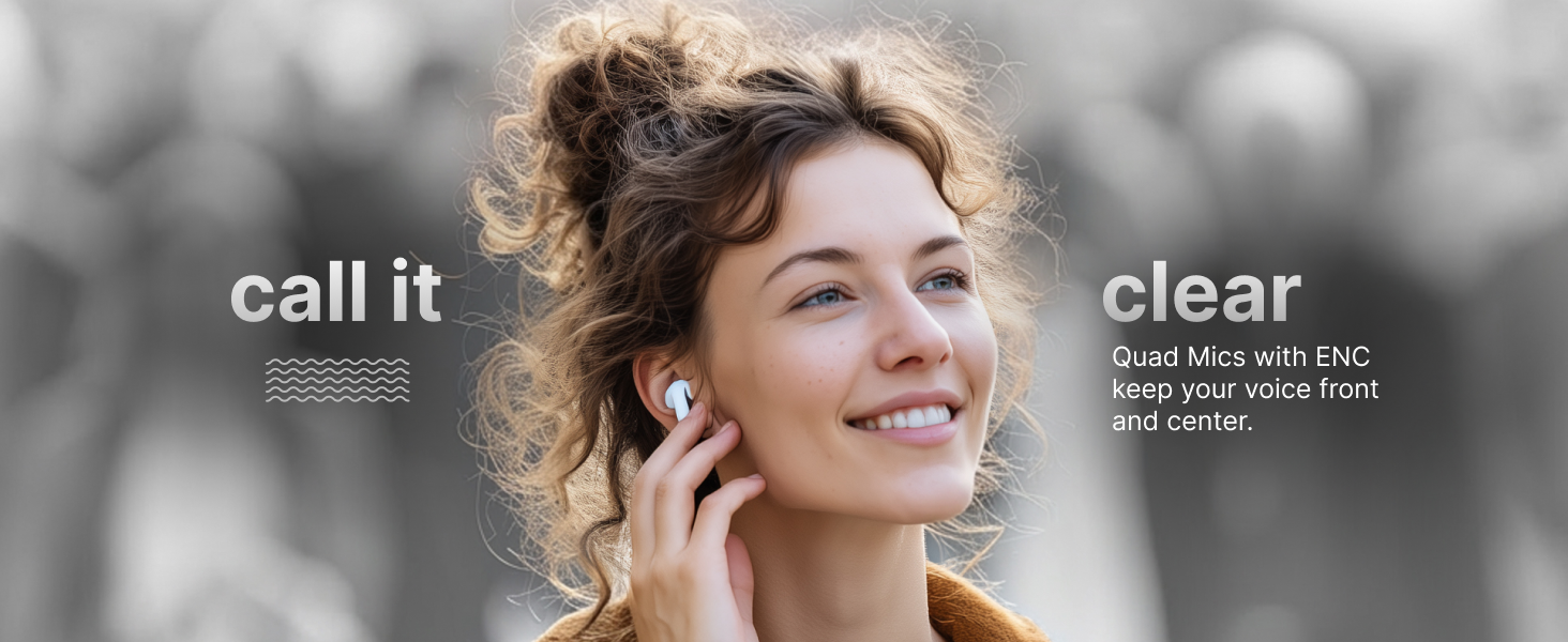 Noise Buds Mini Truly Wireless Earbuds (2026) | Half in-Ear Design | 40H Playtime | Quad Mic ENC for Clear Calls | 13mm Driver | Low Latency Gaming Mode | BT v5.3 | IPX4 Sweat Resistant - Jet Black