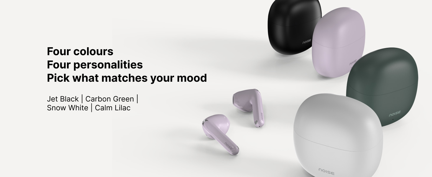 Noise Buds Mini Truly Wireless Earbuds (2026) | Half in-Ear Design | 40H Playtime | Quad Mic ENC for Clear Calls | 13mm Driver | Low Latency Gaming Mode | BT v5.3 | IPX4 Sweat Resistant - Jet Black