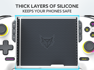 EvoFox Deck 2 Smartphone Gamepad with Hall Effect Triggers & Joysticks | Bluetooth Wireless Controller for Android, iOS, Windows, macOS & Nintendo Switch | Key Mapping, Macro Buttons, RGB Lighting