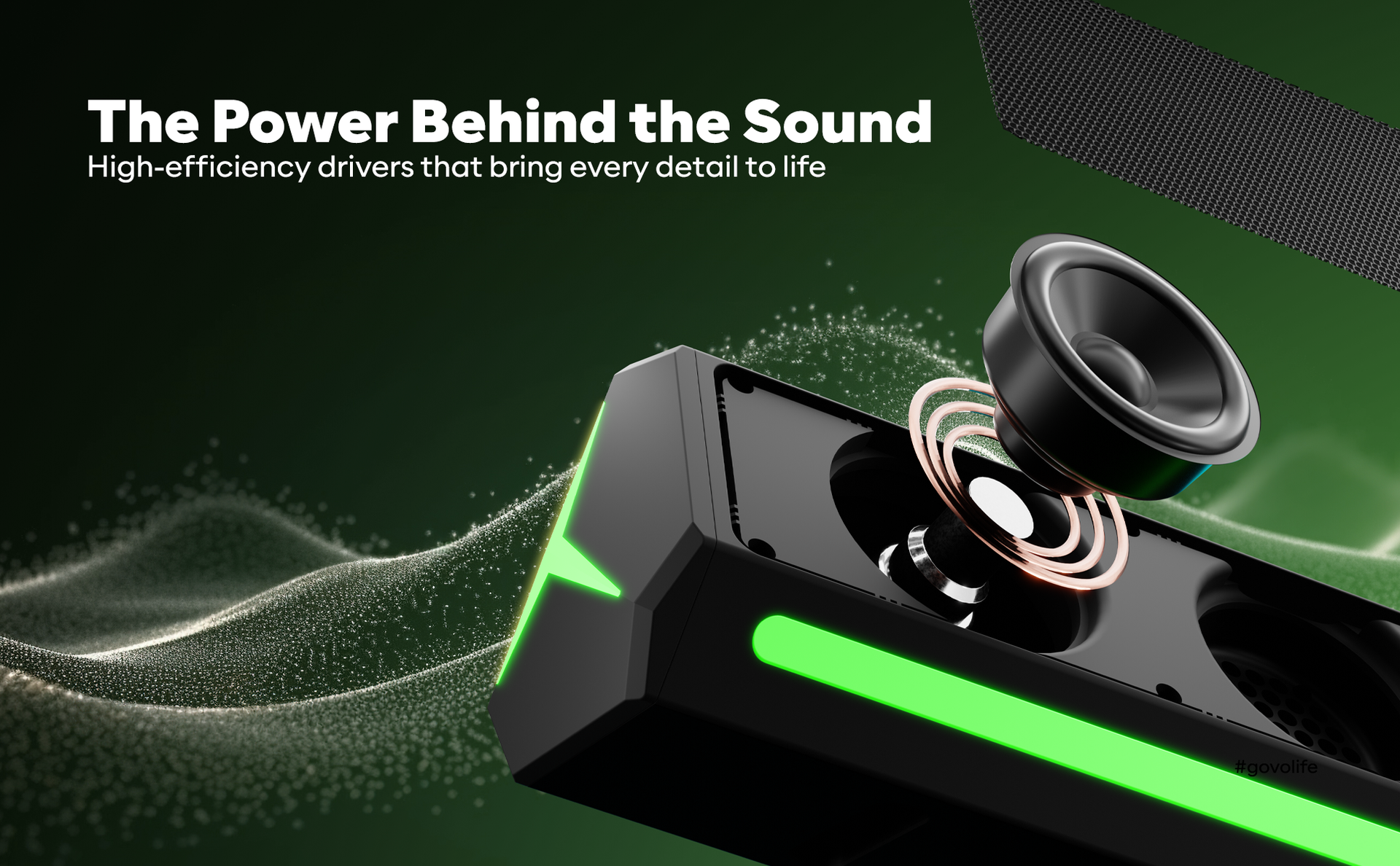 GOVO GOSURROUND 600 | 90W Soundbar | 2.1 Channel Home Theatre | Deep Bass from 4” Subwoofer | BT v5.3, HDMI, AUX, USB Connectivity | 5 EQ Modes