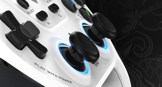 EvoFox One S V2 Universal 3-Mode Wireless Gaming Controller,1000Hz HallSense™ Precision Joysticks, BT, 2.4GHz & Wired, Macros, Fast Type-C Charging, PC, Mobile, Android TV, PS4 & Console Gaming