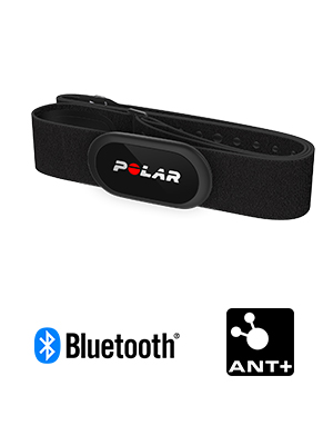 Polar H10 Heart Rate Monitor Chest Strap - ANT + Bluetooth, Waterproof HR Sensor for Men and Women-Black M-XXL