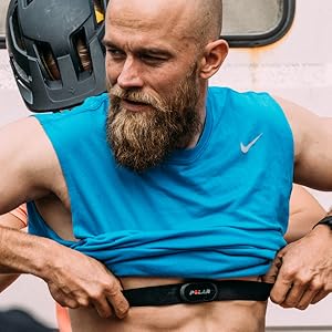 Polar H10 Heart Rate Monitor Chest Strap - ANT + Bluetooth, Waterproof HR Sensor for Men and Women-Black M-XXL