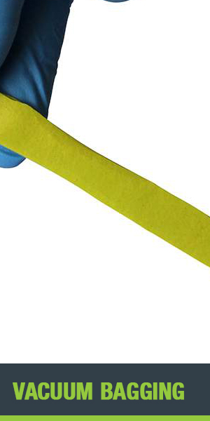 Fibre Glast High-Temp No-Leak Vacuum Seal Tape, Yellow, 25ft – Vacuum Bagging Supplies, Vac Purge Kits – for Carbon, Fiberglass, Epoxy & Resin Composites – Made in USA