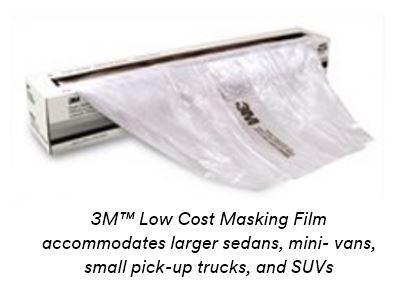 3M Plastic Sheeting, 06724,16 ft x 400 ft, 1 Roll