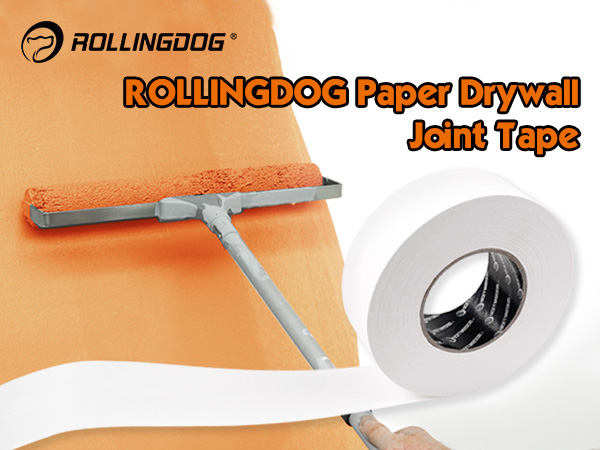 ROLLINGDOG 2'' x 246 ft Paper Drywall Joint Tape