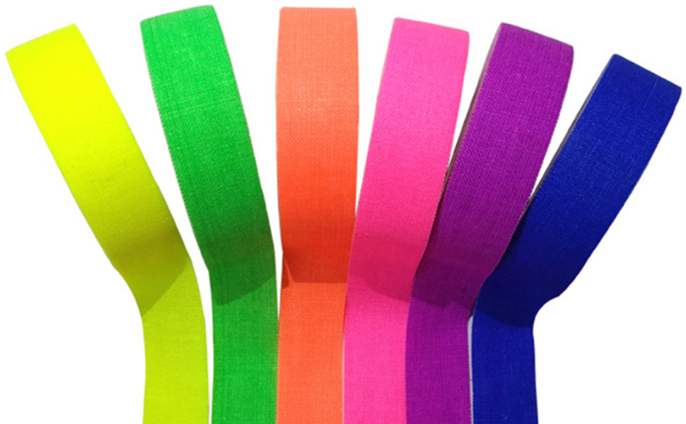 Fluorescent Green Gaffer Tape Neon Green Gaffers Spike Tape Black Light UV Reactive Fluorescent Spike Tape for Stage,Party Play Grid Floors Color Coding Art Crafts(1IN x 33 Feet) (Green)