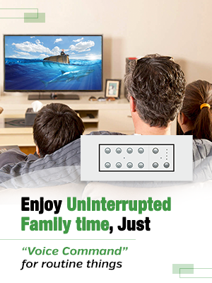 Smarteefi Touch 16A WiFi Smart Switch, Execute Schedule even if no Internet, Compatible with Alexa/ Home (White)
