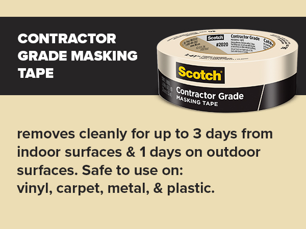 Scotch Painter's Tape 1.41 inches Original Multi-Surface Painter's Tape, x 60 yards (360 yards total), 2090, 6 Rolls, Blue, 6 Foot