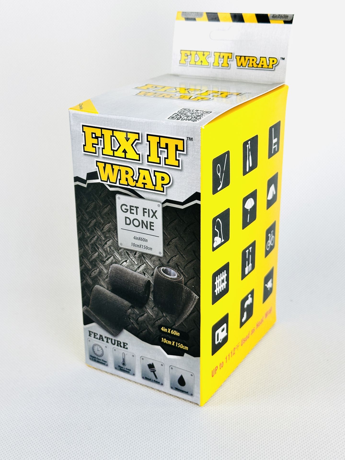 OrthoTape Fix It Wrap 2 INCH X 50 inch | Repair Wrap | Strong Fiber Weld Fix Reinforcement Repair -2 Pack