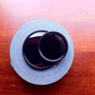 Gaffer Power Mini Gaffer Tape, Black, 1 Inch x 8 Yards, 4 Pack