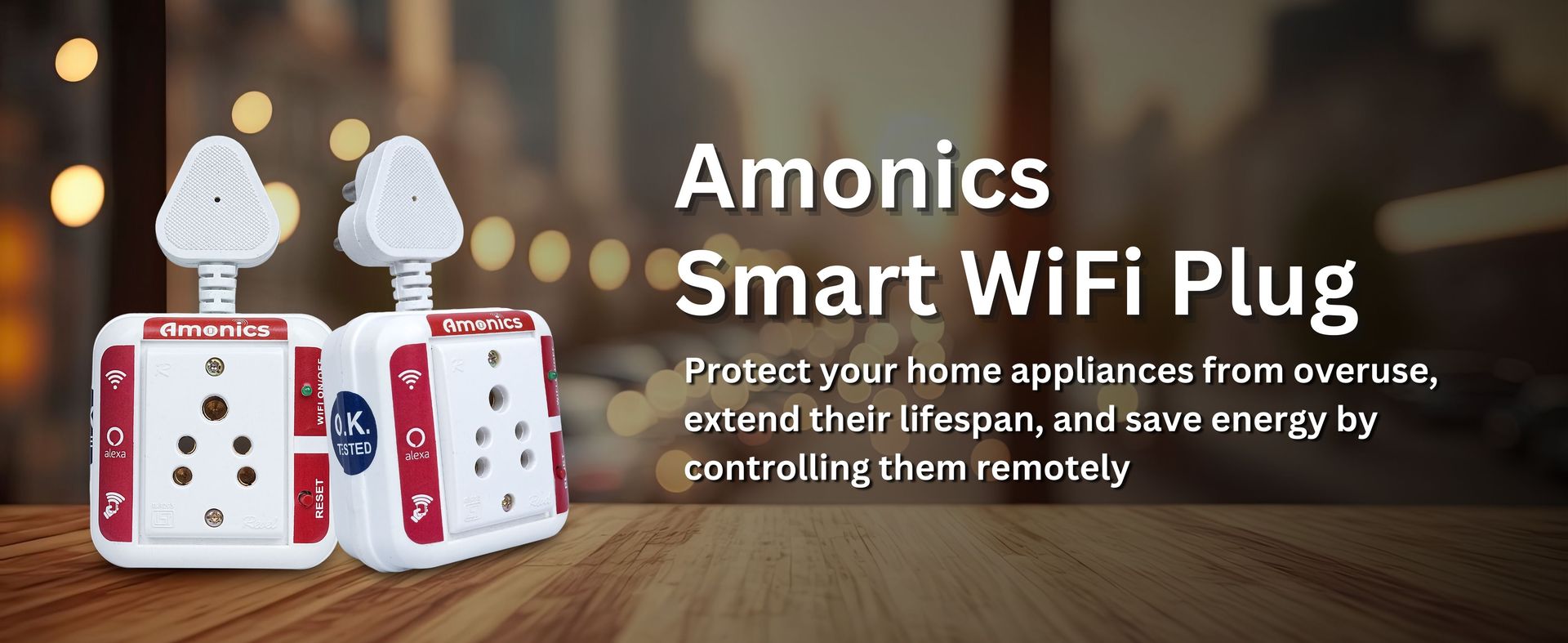 Smart Plug 6amp, WiFi Enabled, Timer Function, IR Remote Compatible, App Control, 6A/1000W Max Load, White