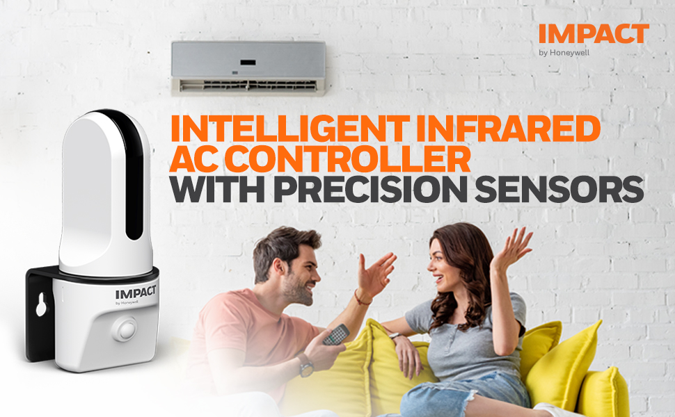 IMPACT by Honeywell Infrared AC Controller, white (HIME- M1)