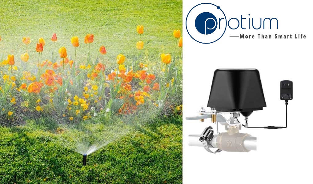 Protium Smart Water Valve, WIFI Control Water Valve manipulator Compatible with Alexa, and smart life app
