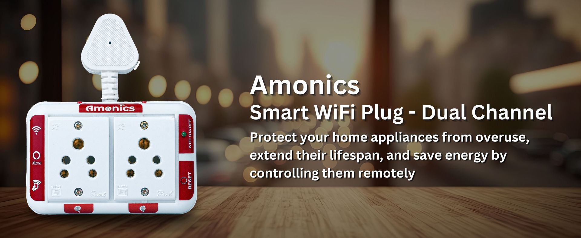 Smart Plug 6amp Dual Node - Up to 500W per Plug, Compact & Hub-Free, App Controlled, Compatible with Alexa & Home - Voice Enabled Smart Home Socket (White)
