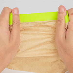 Tangibay Pre-Taped Masking Paper for Painting, 6 inch x 50 feet, 2 Rolls