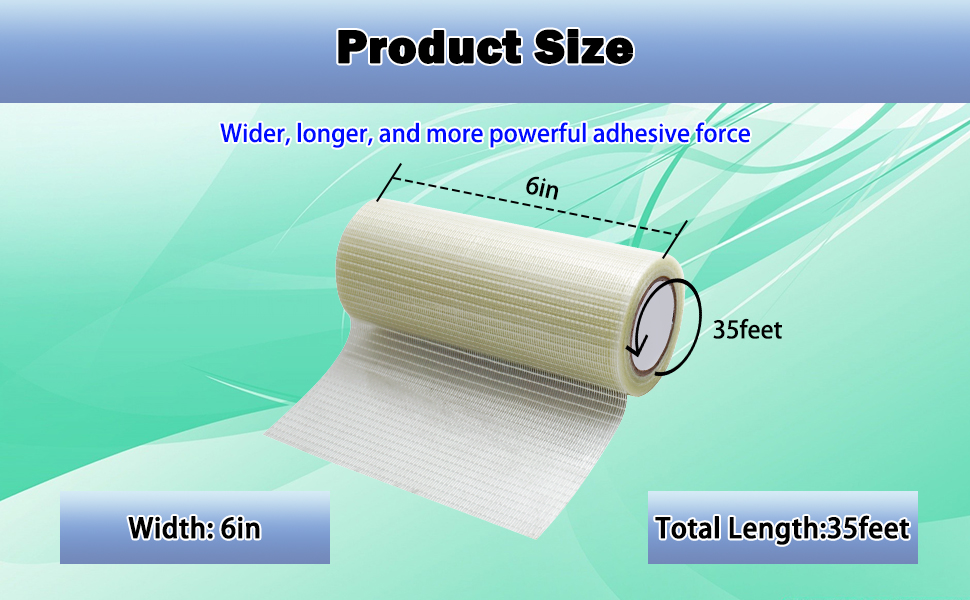 6 In x 35FT Heavy Duty Waterproof Tape for RV Awning and Canvas etc Repair