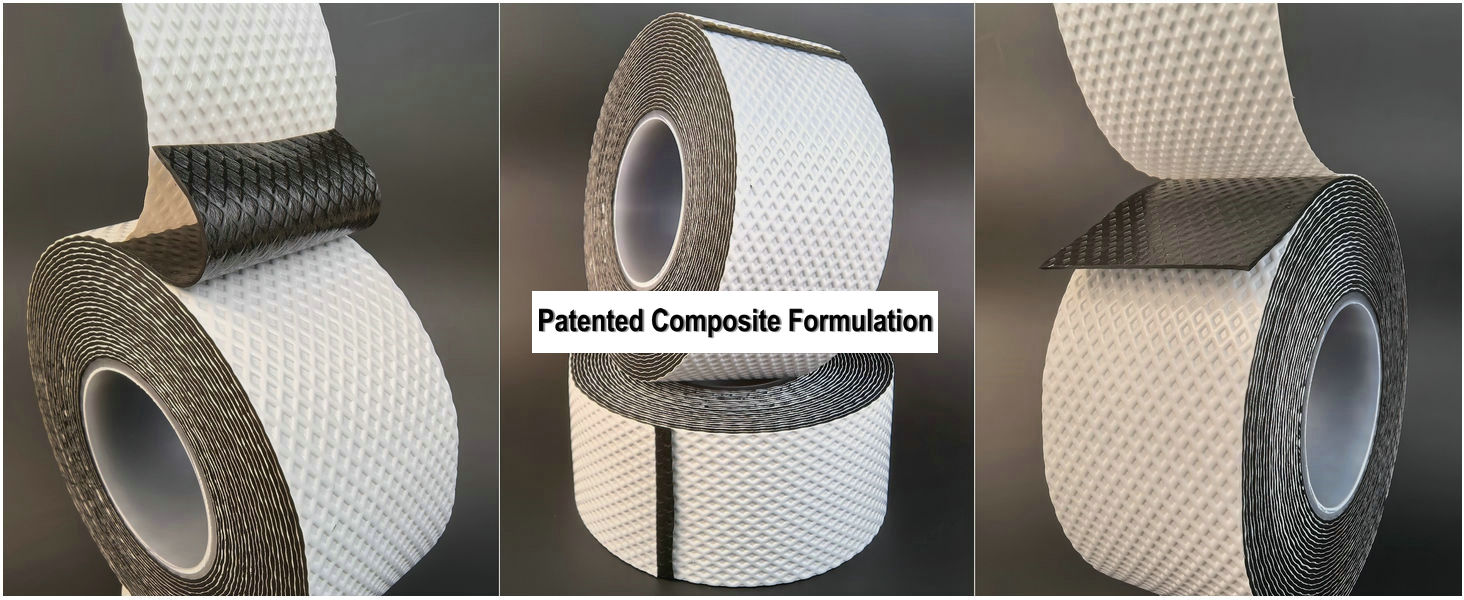 Self-Fusing Silicone Tape 32mil Thick, 1.5" x20' Composite Rubber