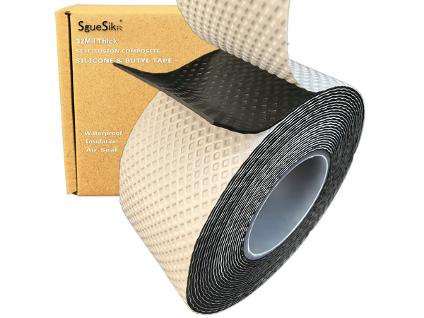 Self-Fusing Silicone Tape 32mil Thick, 1.5" x20' Composite Rubber