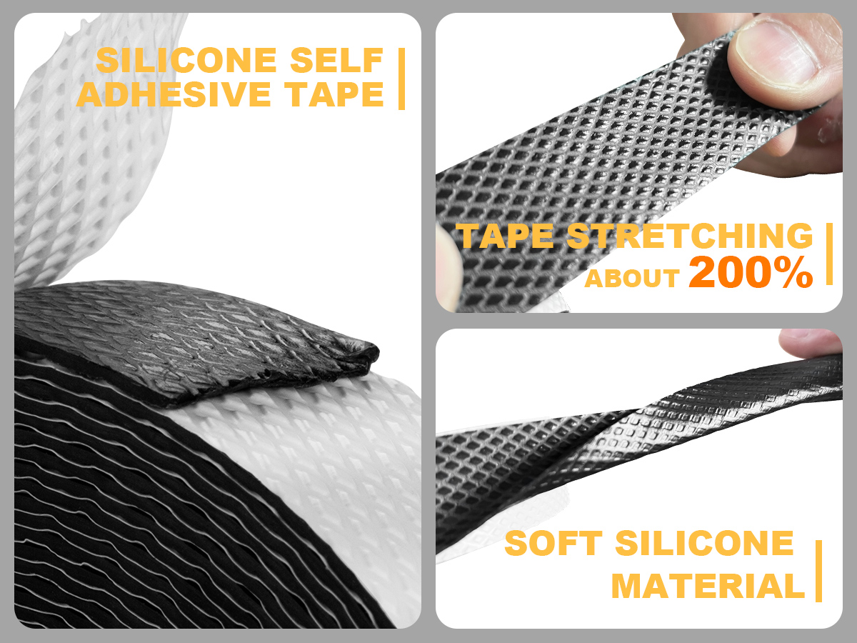 EVOULTES Self Fusing Silicone Tape ，15Ft Grip Tape for Handles