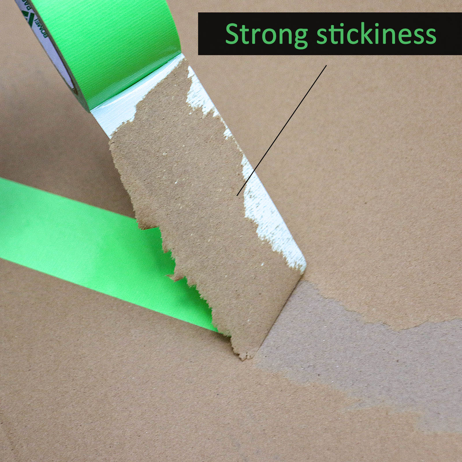 BOMEI PACK Green Duct Tape, 3Rolls Heavy Duty Strong Industrial Color Duct Tape 9mil x 1.88inch x 30yds for Packing and Repairing