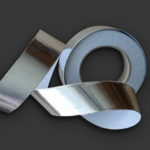 TapePlus Aluminum Foil Tape - Heat-Resistant HVAC Tape - Waterproof Weather Barrier - High-Temp Thermal Seal - 3 in x 210 ft, Silver