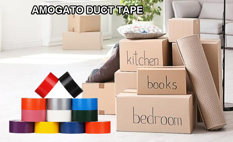 3 Roll Heavy Duty Duct Tape - Professional Grade, Waterproof, Hand Tearable, Repair Tape for Industrial & Outdoor Use, 1.88 Inch x 30 Yards, Orange