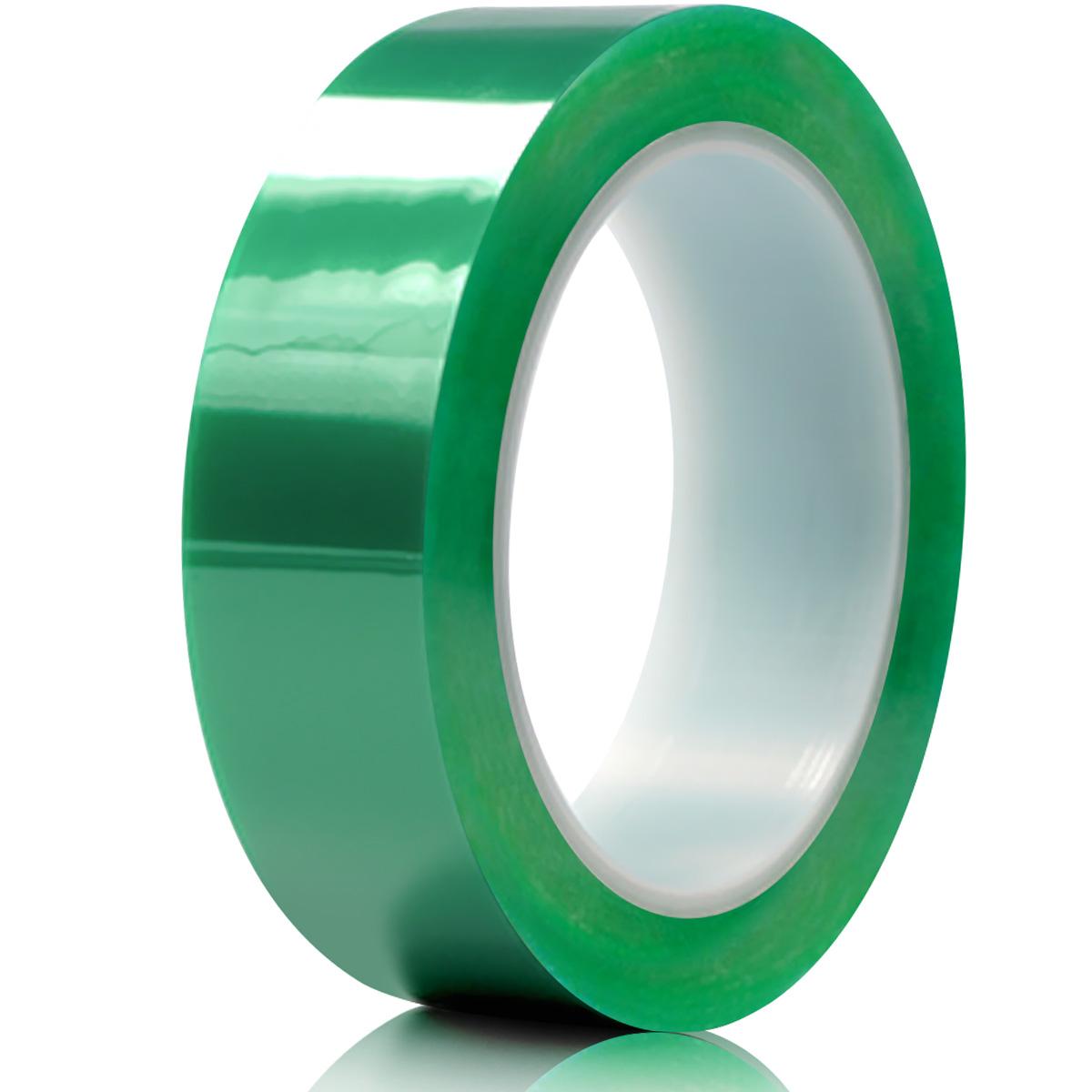 High Temperature Polyester Tape, Powder Coating Masking Tape, 428°F Continuous / 500°F Short-Term, Silicone Adhesive, 4 Rolls, 1/4 in, 1/2 in, 3/4 in, 1 in x 36 yd